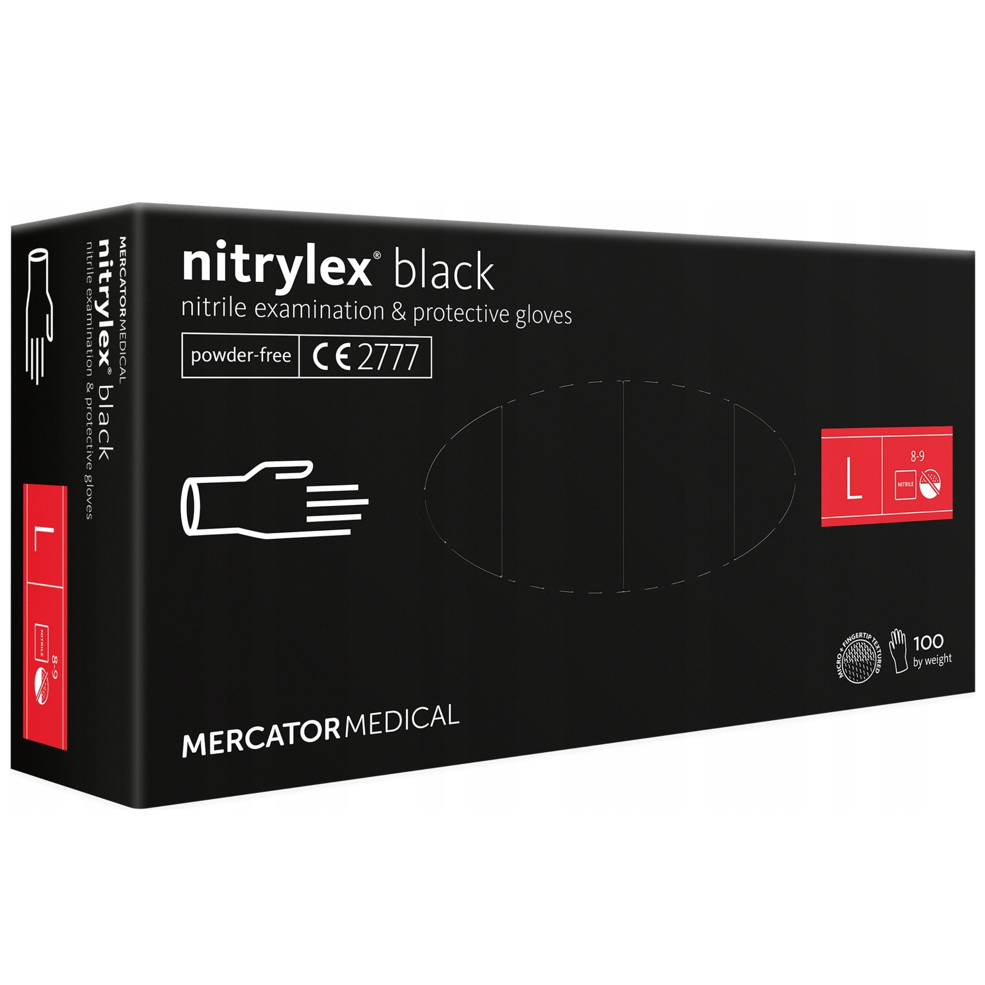 

Nitrylex Black rękawiczki nitrylowe jednorazowe L