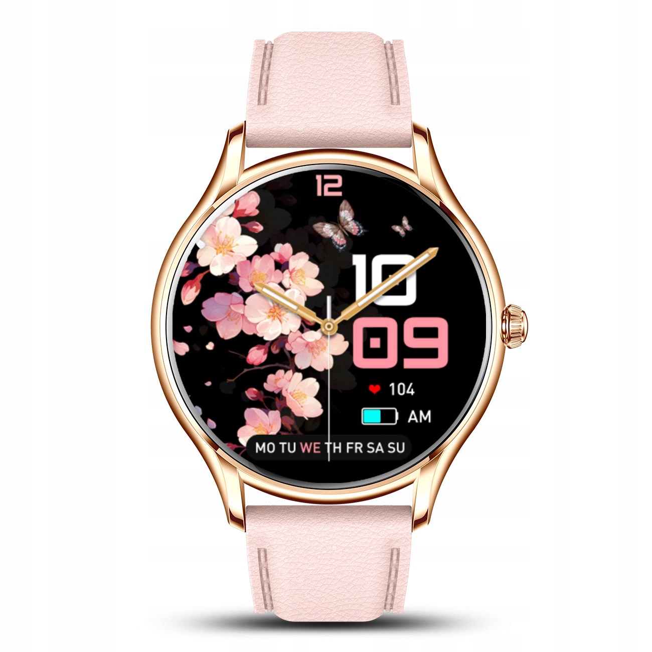 SMARTWATCH DAMSKI ZEGAREK PL MENU POWIADOMIENIA ROZMOWY SMART WATCH 4 PASKI Transmisja danych brak
