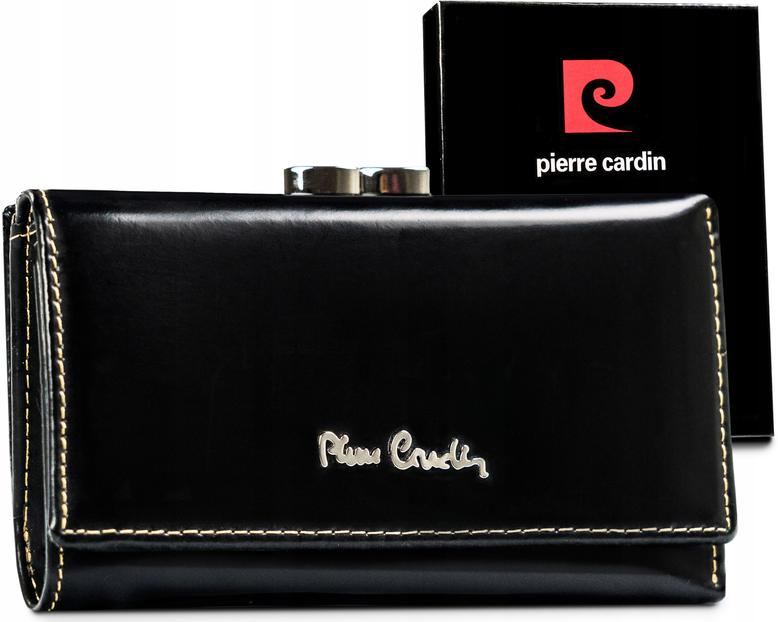 Pierre Cardin dámská peněženka z pravé kůže černá