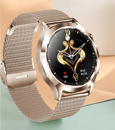 DAMSKI SMARTWATCH Z FUNKCJĄ PULS ROZMÓW MENU PL Marka Inna