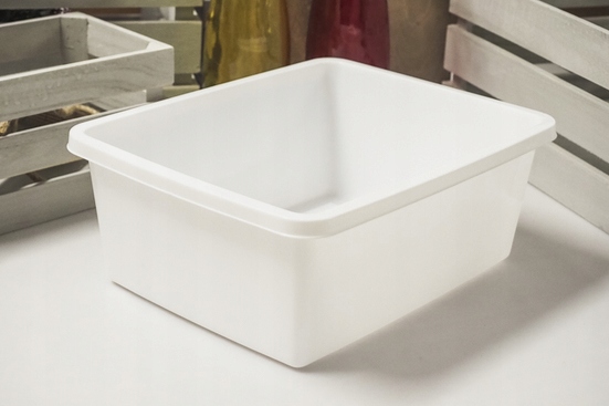 MISKA PLASTIKOWA 8L ŁAZIENKOWA PROSTOKĄTNA BIAŁA Marka Bentom