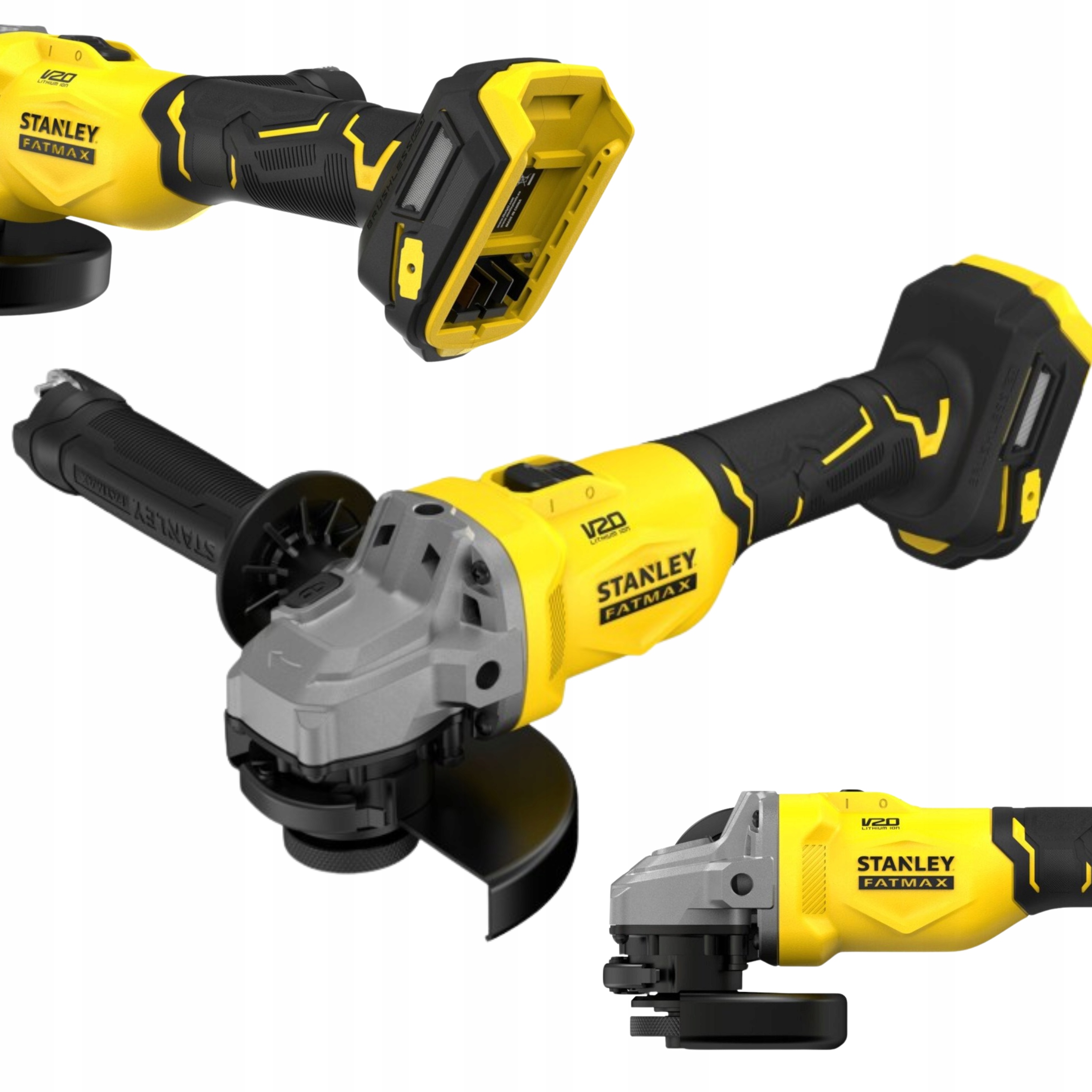 Úhlová Bruska Bezkartáčová 125MM 18V Body Fatmax Stanley SFMCG710B