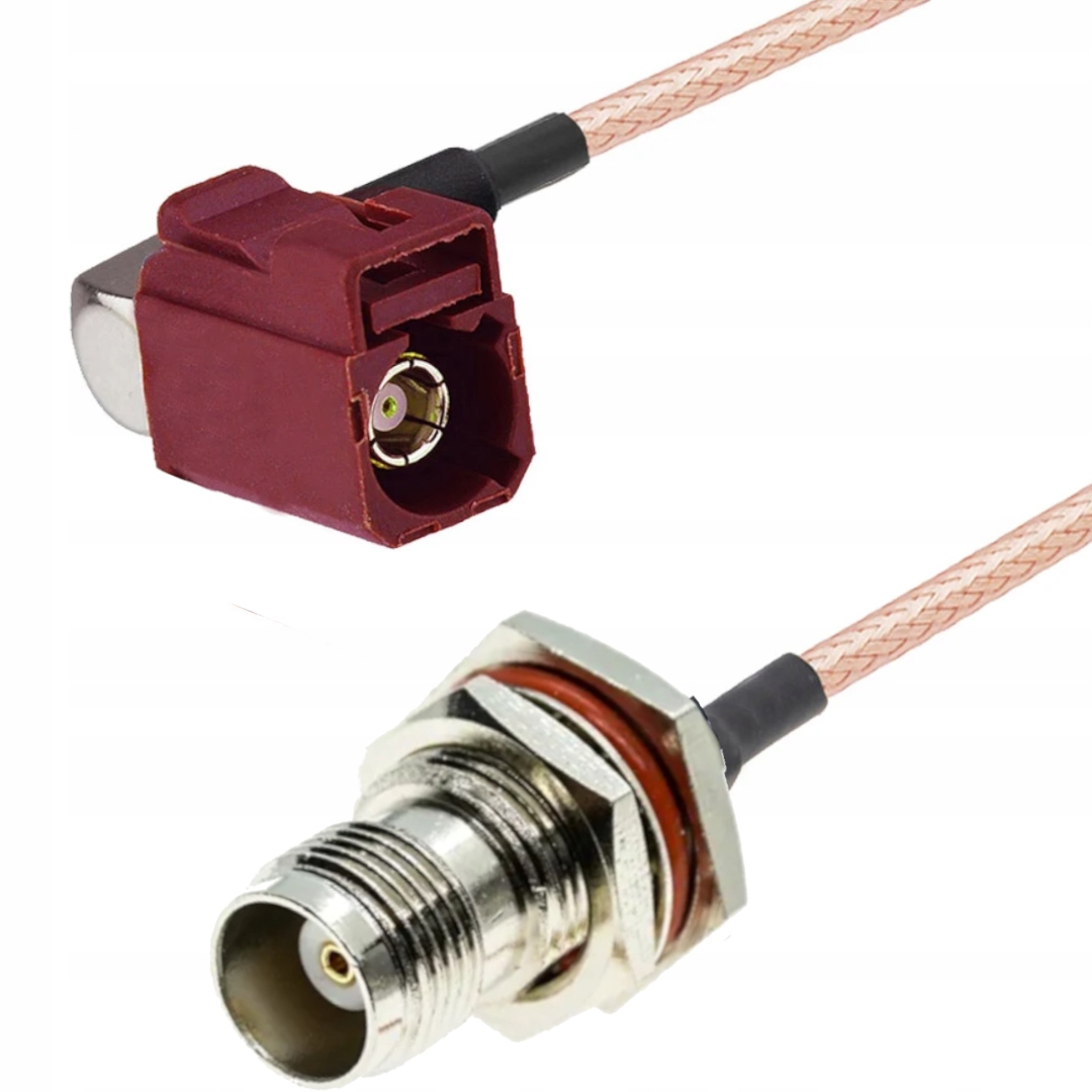 Pigtail Fakra Z zástrčka úhel. Tnc zástrčka 4 m V1