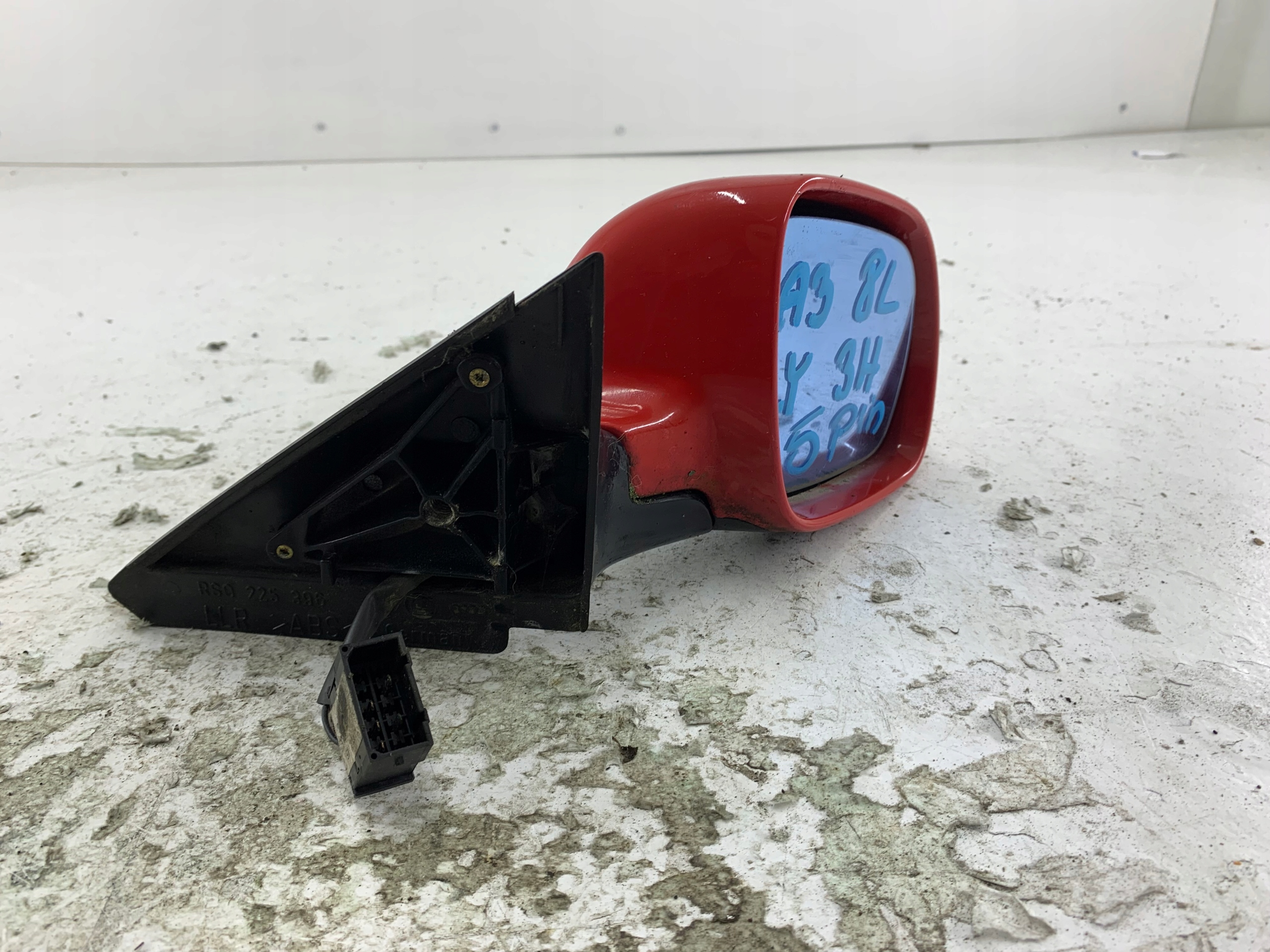 AUDI A3 8L mirror right LY3H 5 PIN