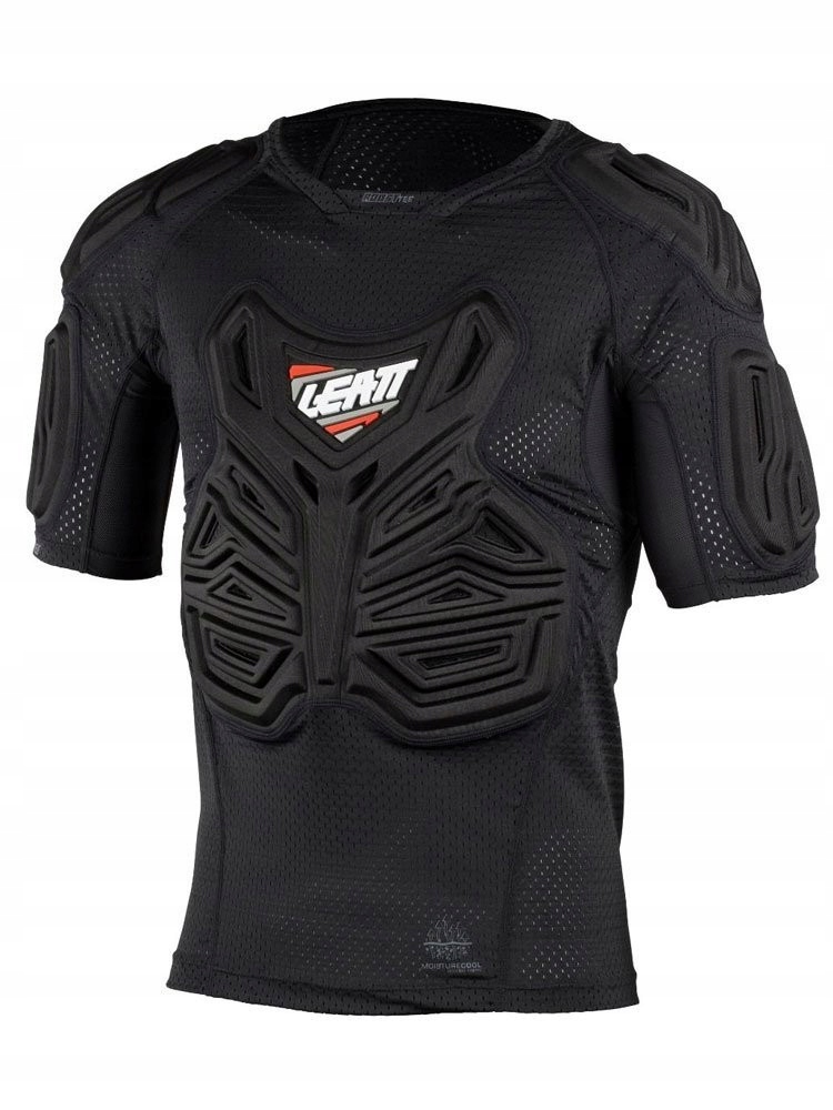 

Koszulka z ochraniaczami Leatt black S/m