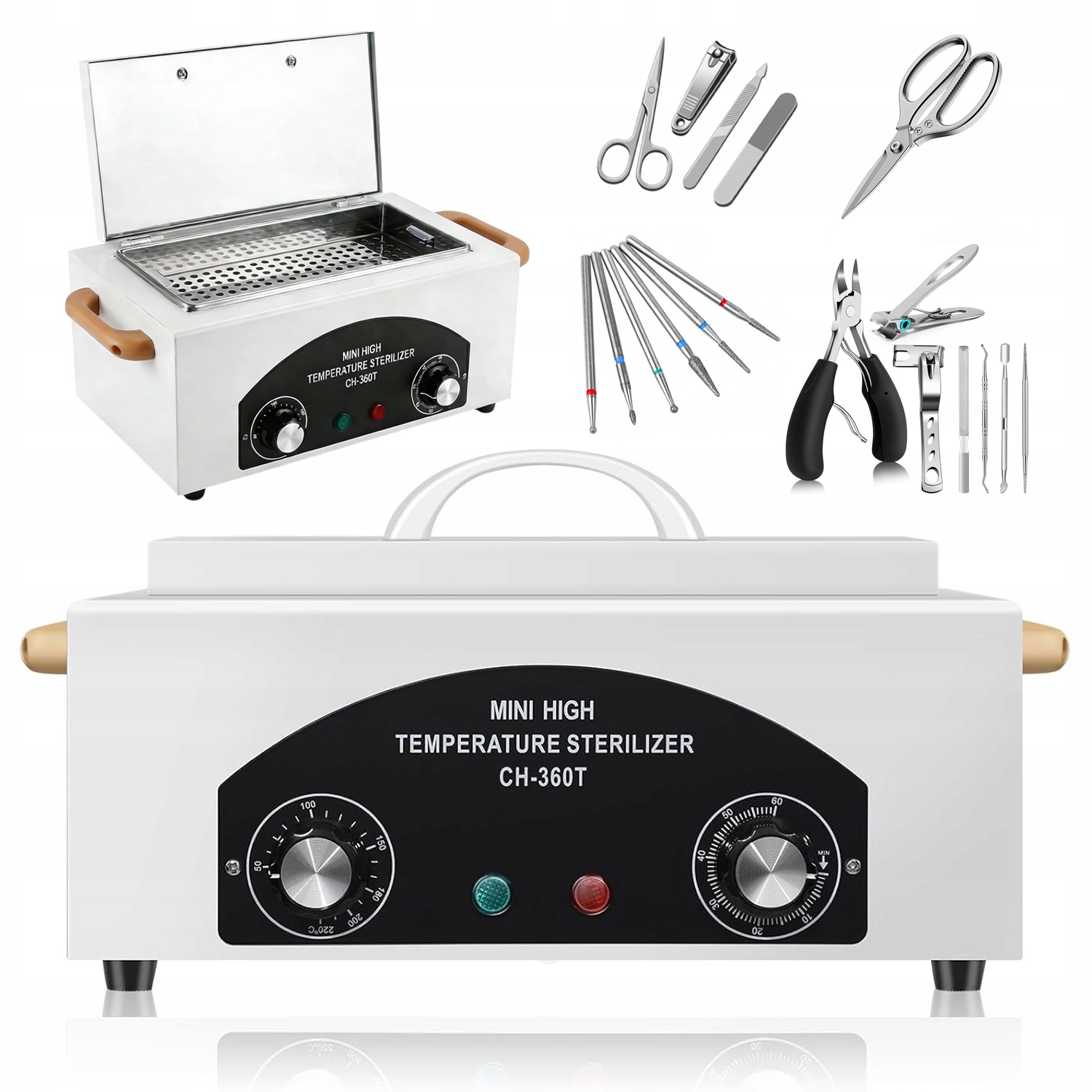 Odolný Sterilizátor 300 W S Příslušenstvím, Držáky Šroubů A Pojistky