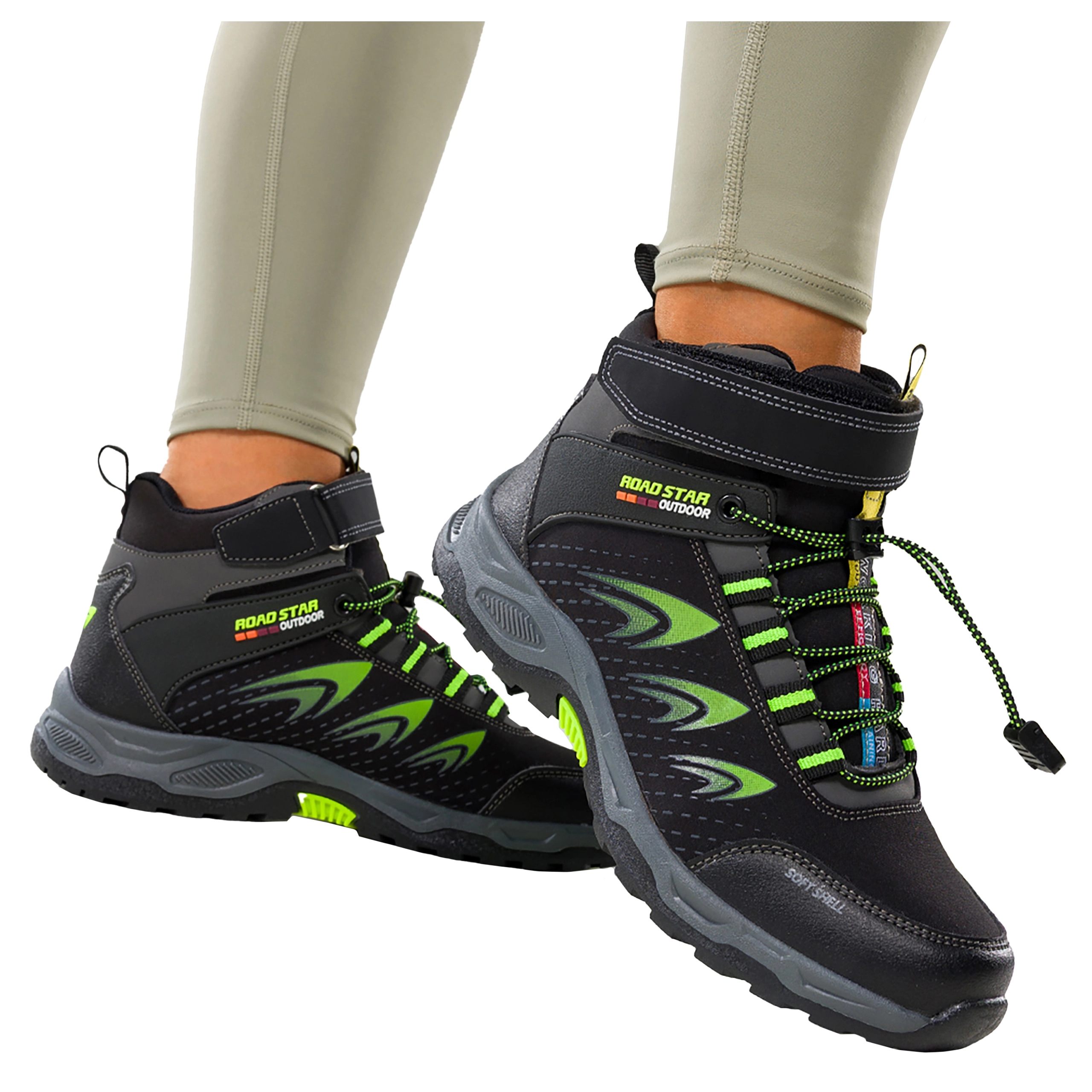 Sportovní dámské Trekingové boty Prodyšné Softshell Lehké Pohodlné r 37