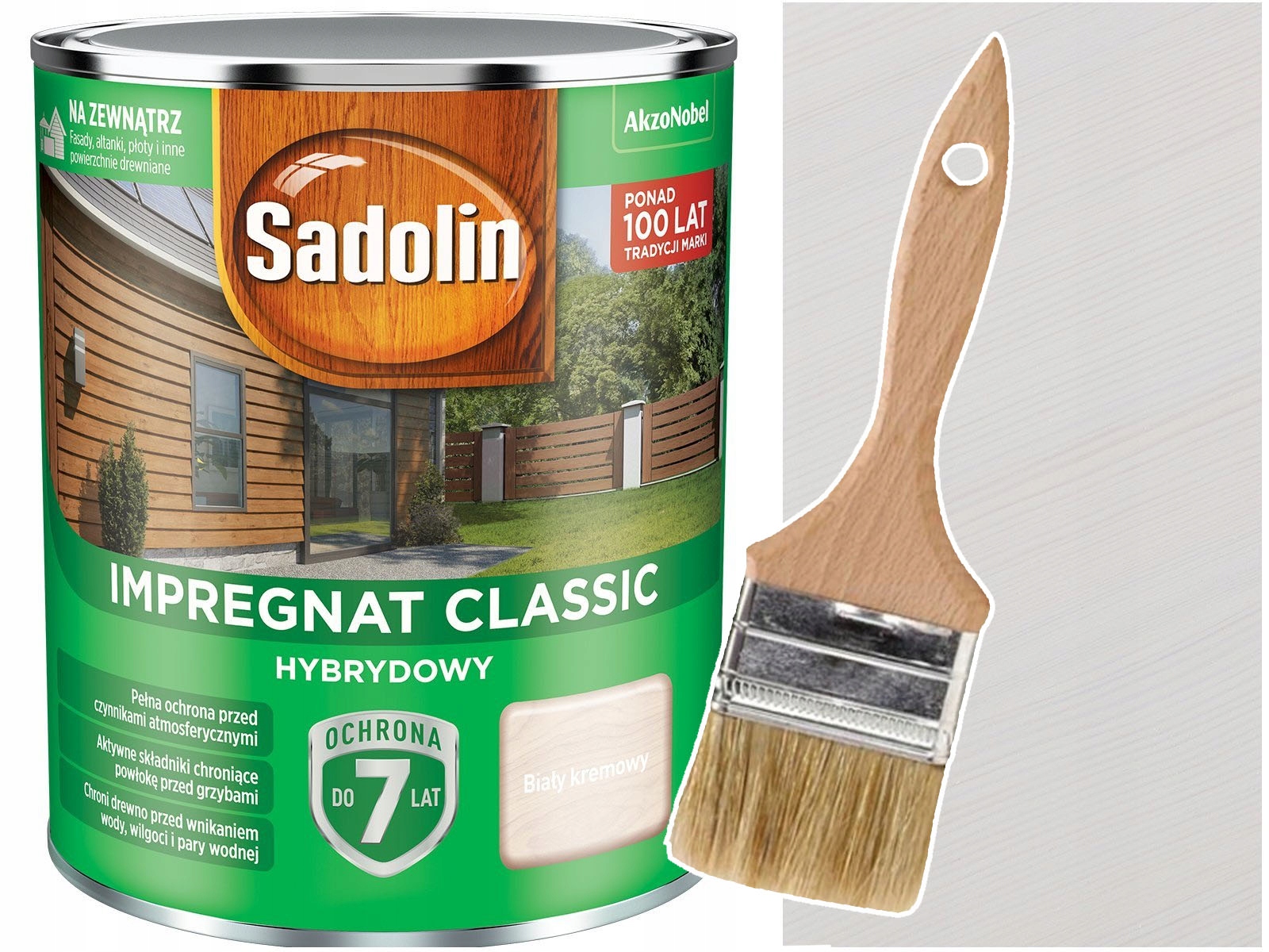 

Sadolin Classic Hybrydowy Biały Kremowy 2,5L