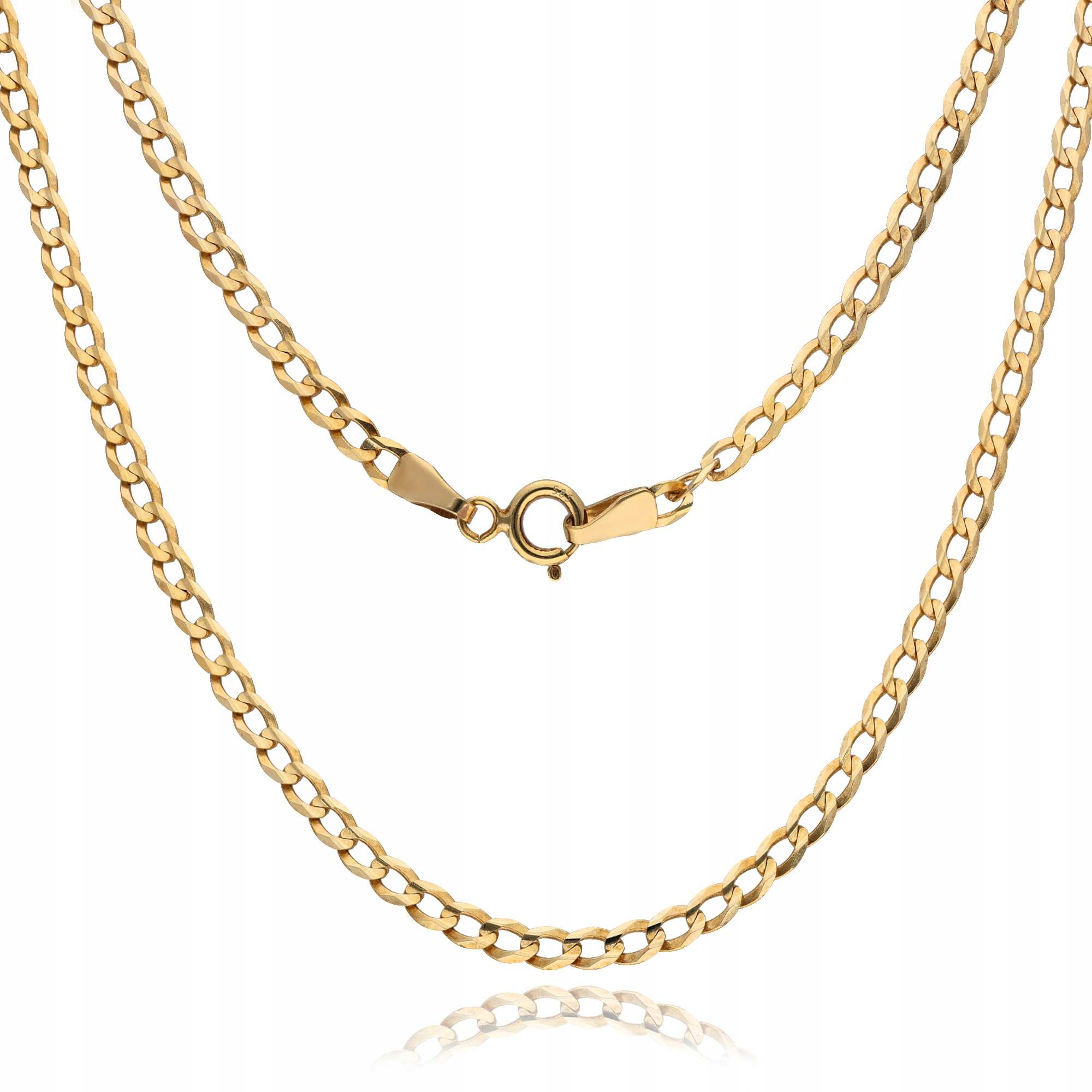 Zlatý Řetízek Pancířka Diamantová Dámská Pánská Zlato 585 45 cm