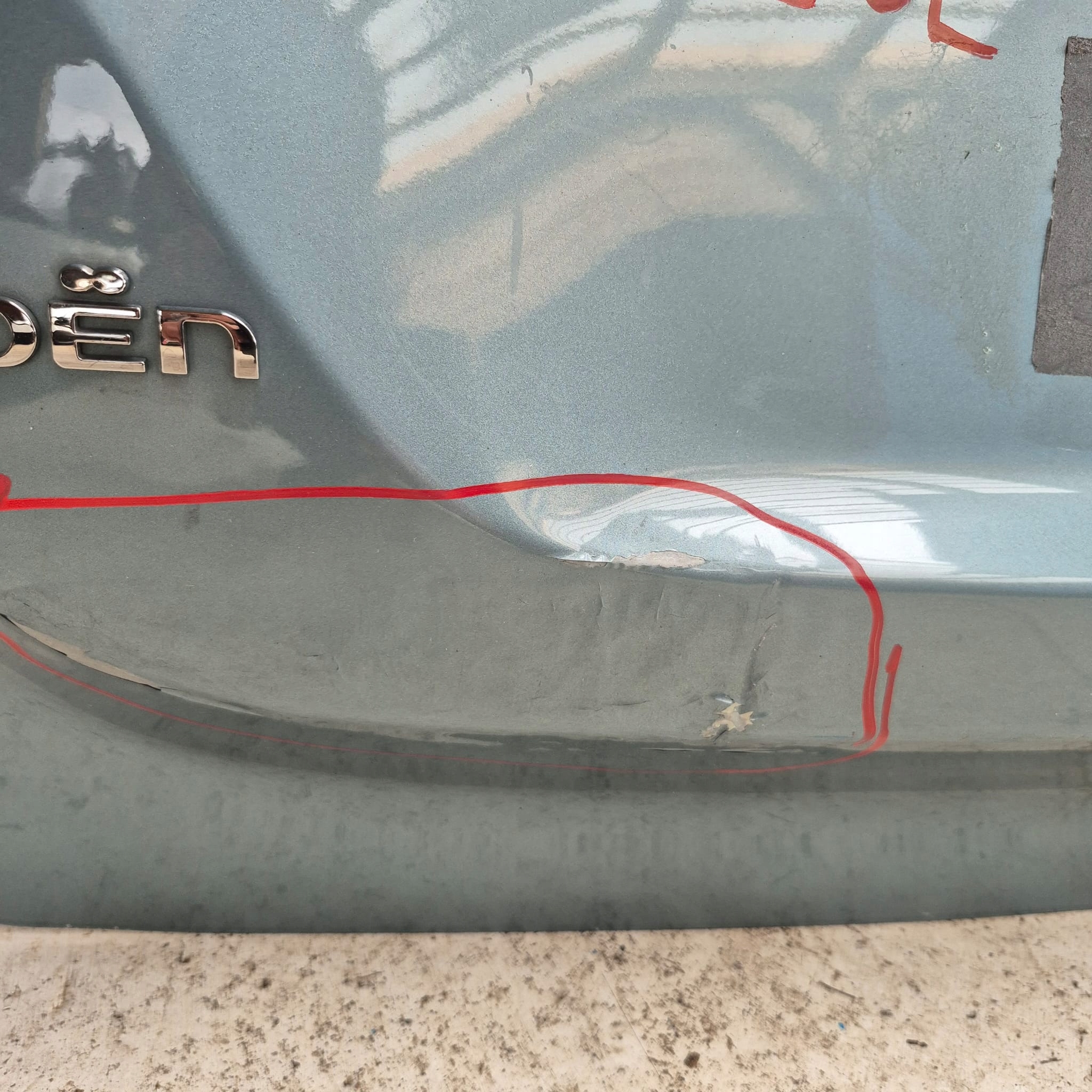 CITROEN C4 III 3 20-> trunk door boot rear part rear