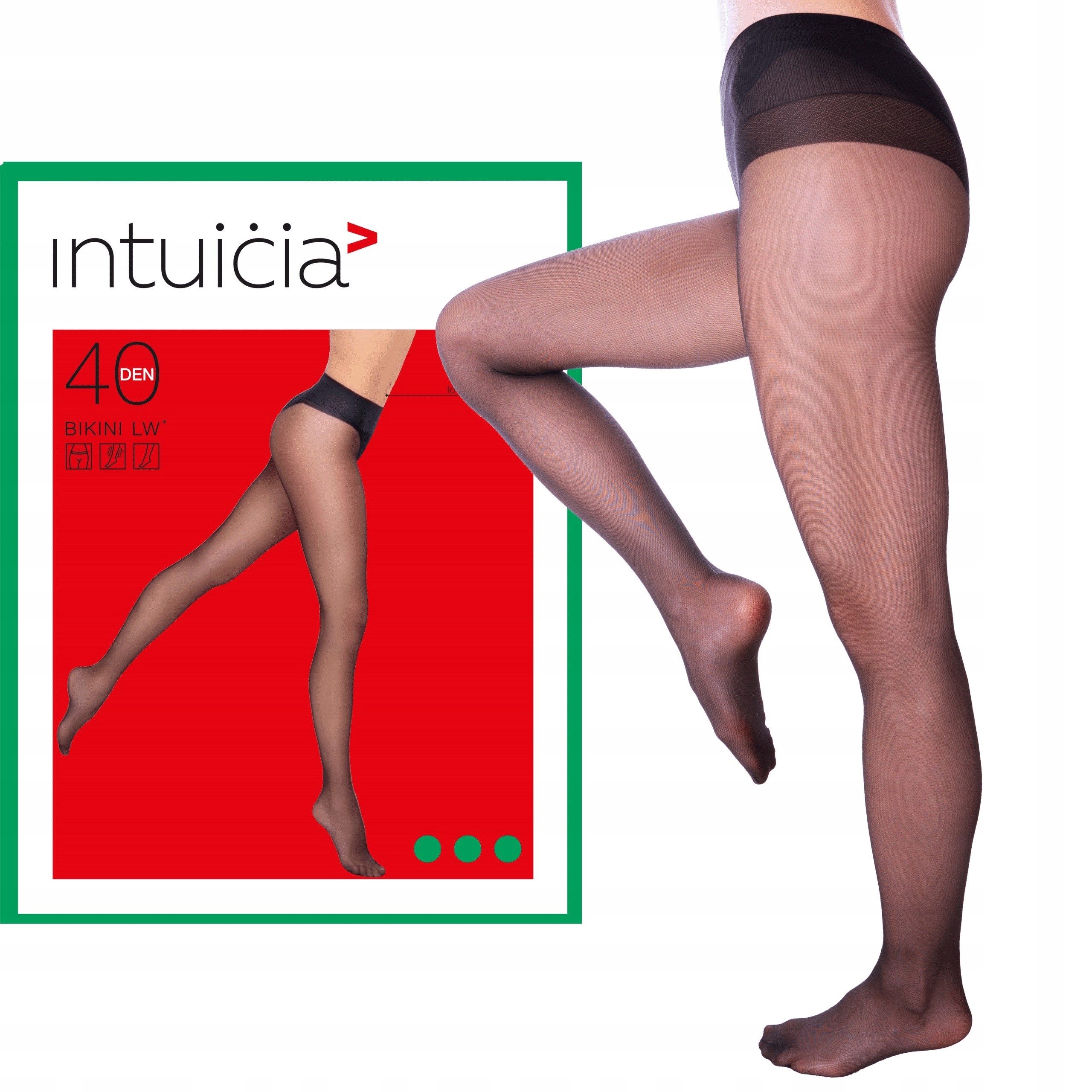 

Rajstopy Bikini Lw Niska Talia 40 Den Intuicia r.2