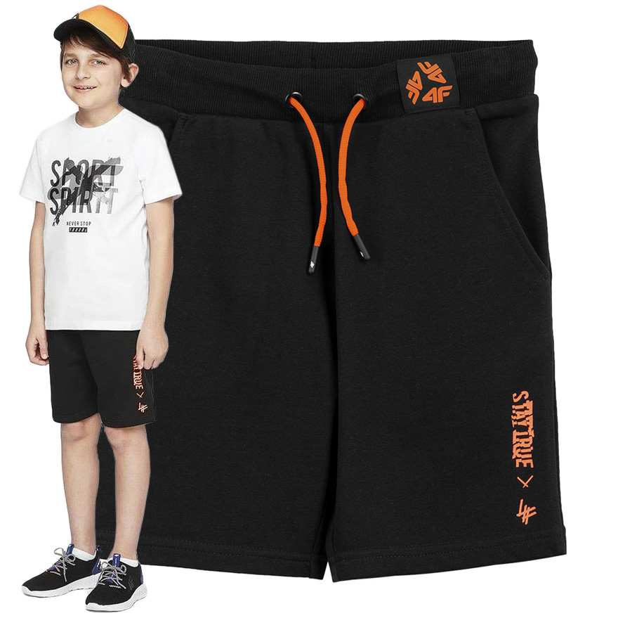 

Krótkie spodenki 4F Junior Dresowe JSKMD003 158