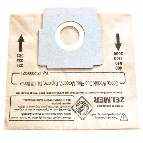 

Worki Worek Do Odkurzacza Zelmer 2000 Odyssey Elf