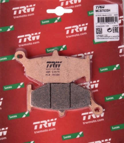 MCB783SH - ТОРМОЗНЫЕ КОЛОДКИ ЗАДНИЕ SUZUKI GSX 1300 GSX-R 600 06-