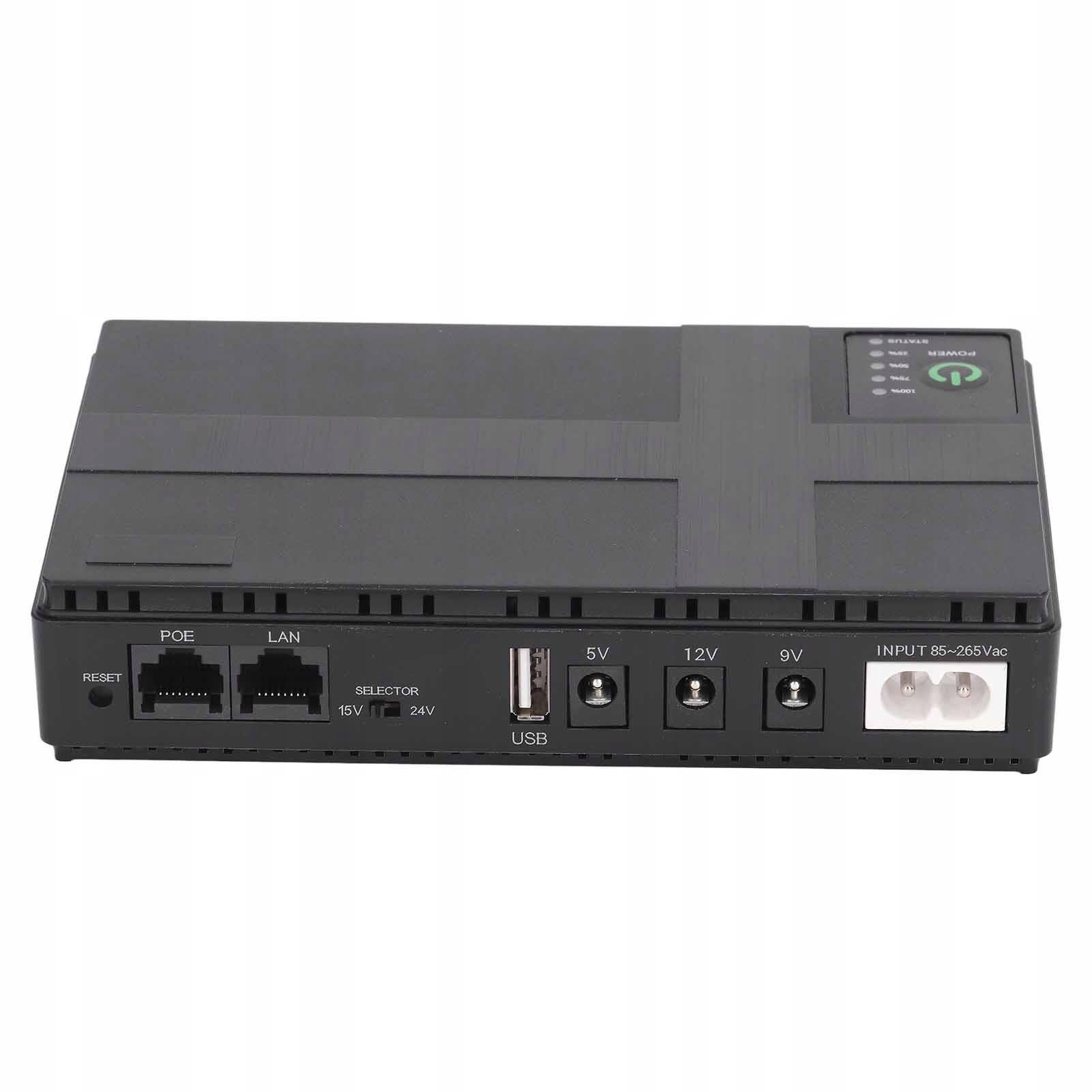 Záložní napájení Ups z baterie 10400 mAh 5V/9V/12V/POE