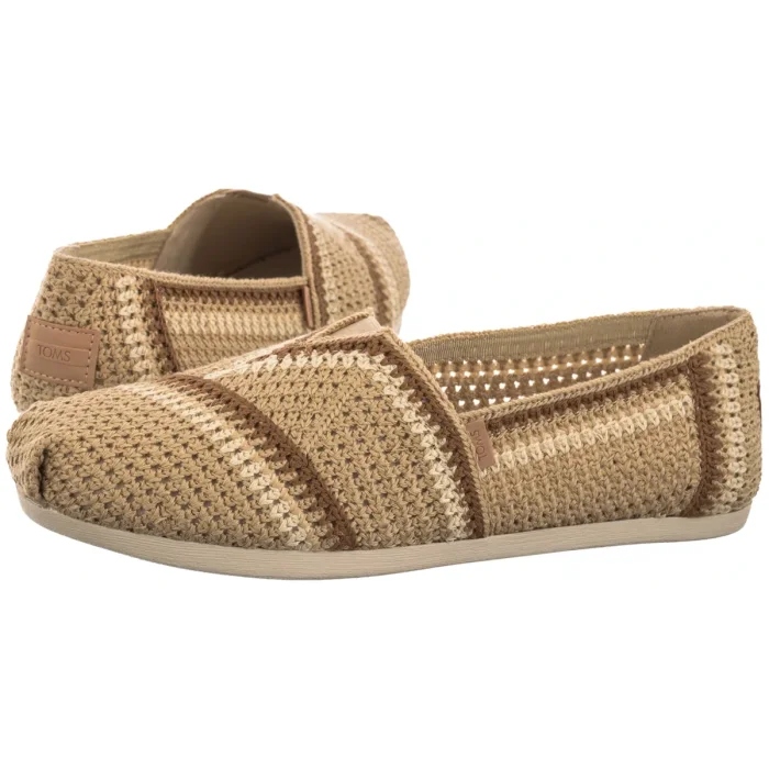 Dámské boty Espadrilky Toms Alpargata Classic Almond 10023041 Béžové