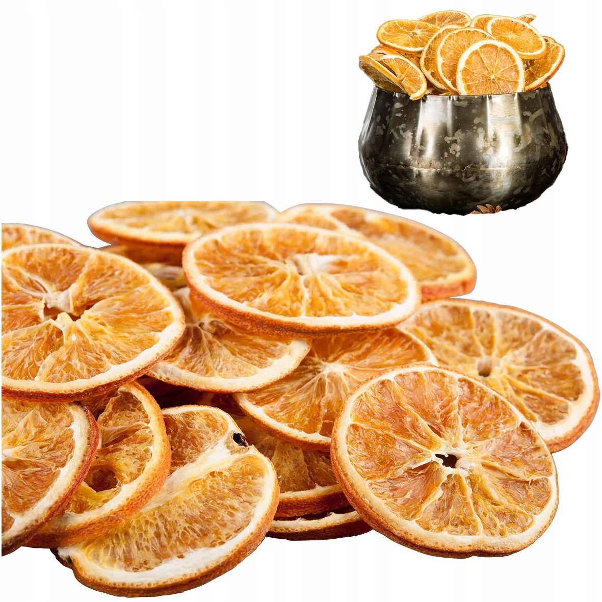 Levně Sušené Pomeranč Plátky 250 g dekorativní pomeranč pro dekoraci