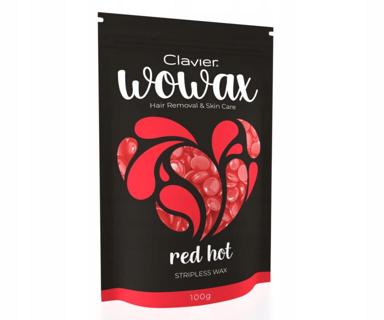

Clavier Wosk twardy do depilacji 100g Red Hot
