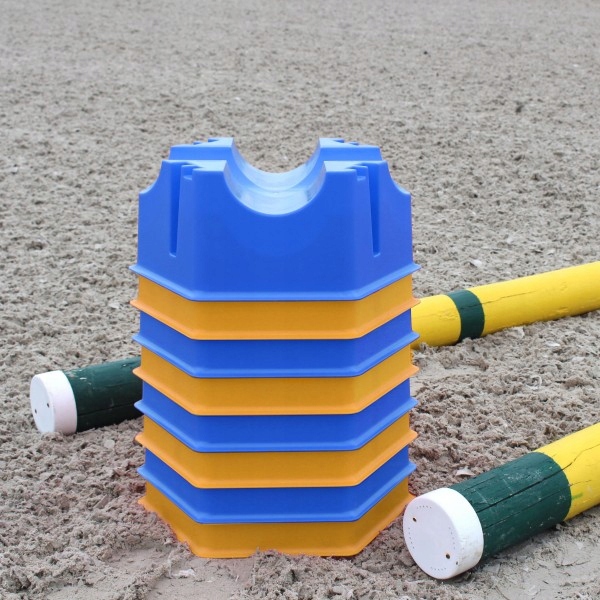 STOJAK NA CAVALETTI KRZYŻAK DO NAUKI SKOKÓW KONIA KAWALETKA POD PRZESZKODY Model STOJAK NA CAVALETTI