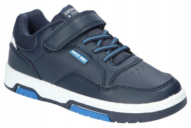 American Club ES148 Adidasy Buty Dziecięce Na Rzep Wkładka Skórzana Nv 35