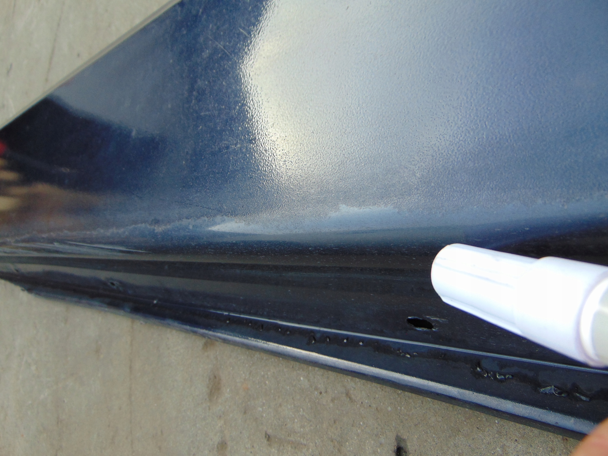 BMW 7 E65 moulding cap threshold right NACHTBLAU METALLIC 490