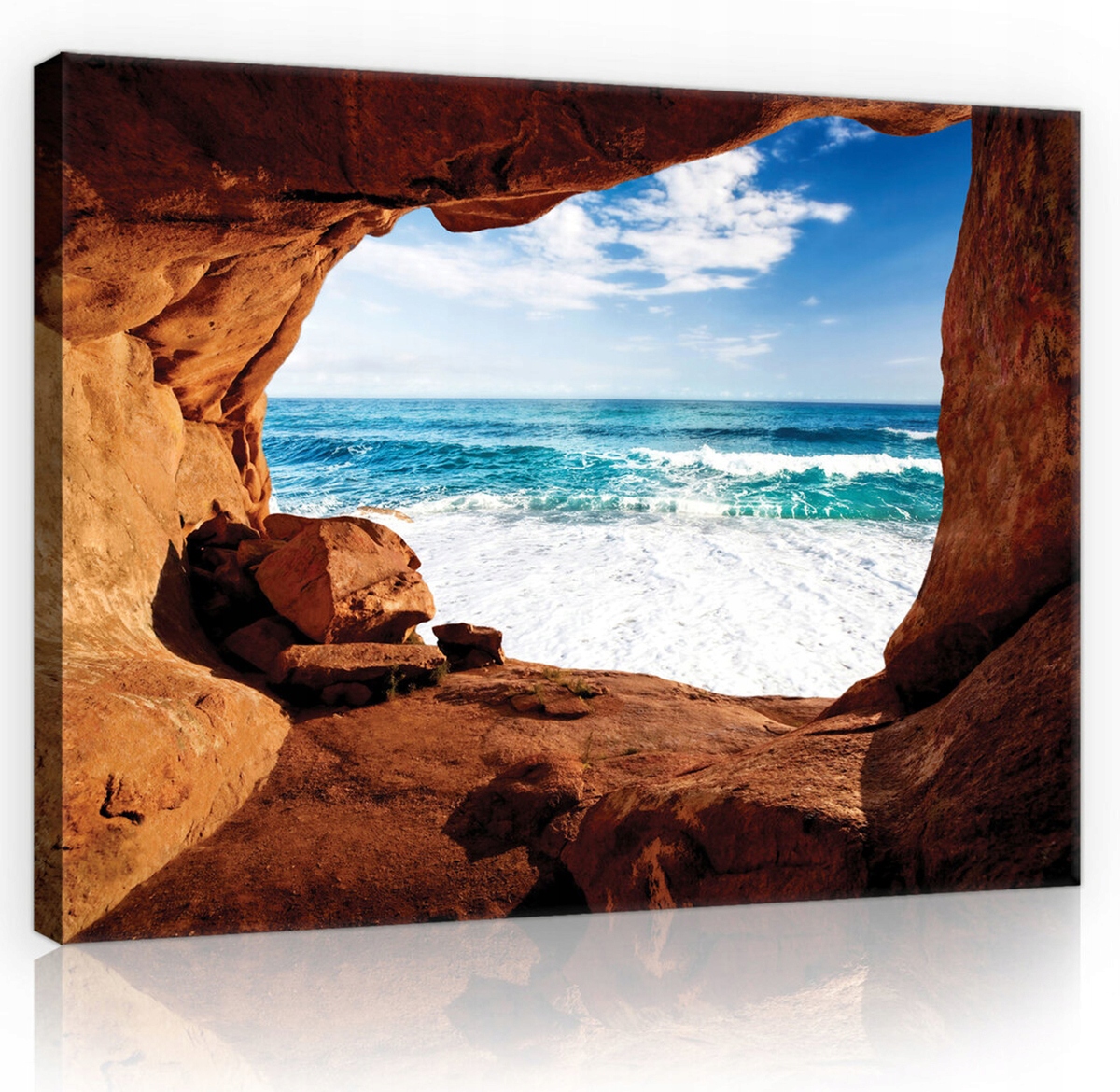 Obraz Na Plátně Canvas 100x75 Jeskyně Moře Voda