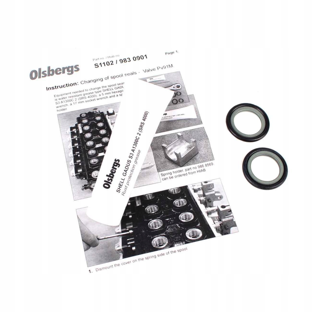 9830901 - Ущільнення слайдера Olsbergs Pv91 fi22mm