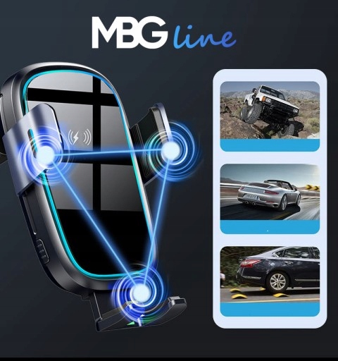 UCHWYT SAMOCHODOWY NA TELEFON ŁADOWARKA INDUKCYJNA Rodzaj do telefonów