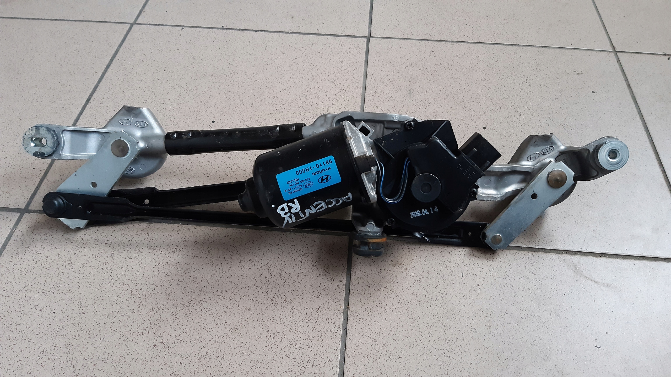 98110-1R000 981101R000 - HYUNDAI ACCENT IV 2011-15 МЕХАНІЗМ СКЛООЧИСНИКА ЄС