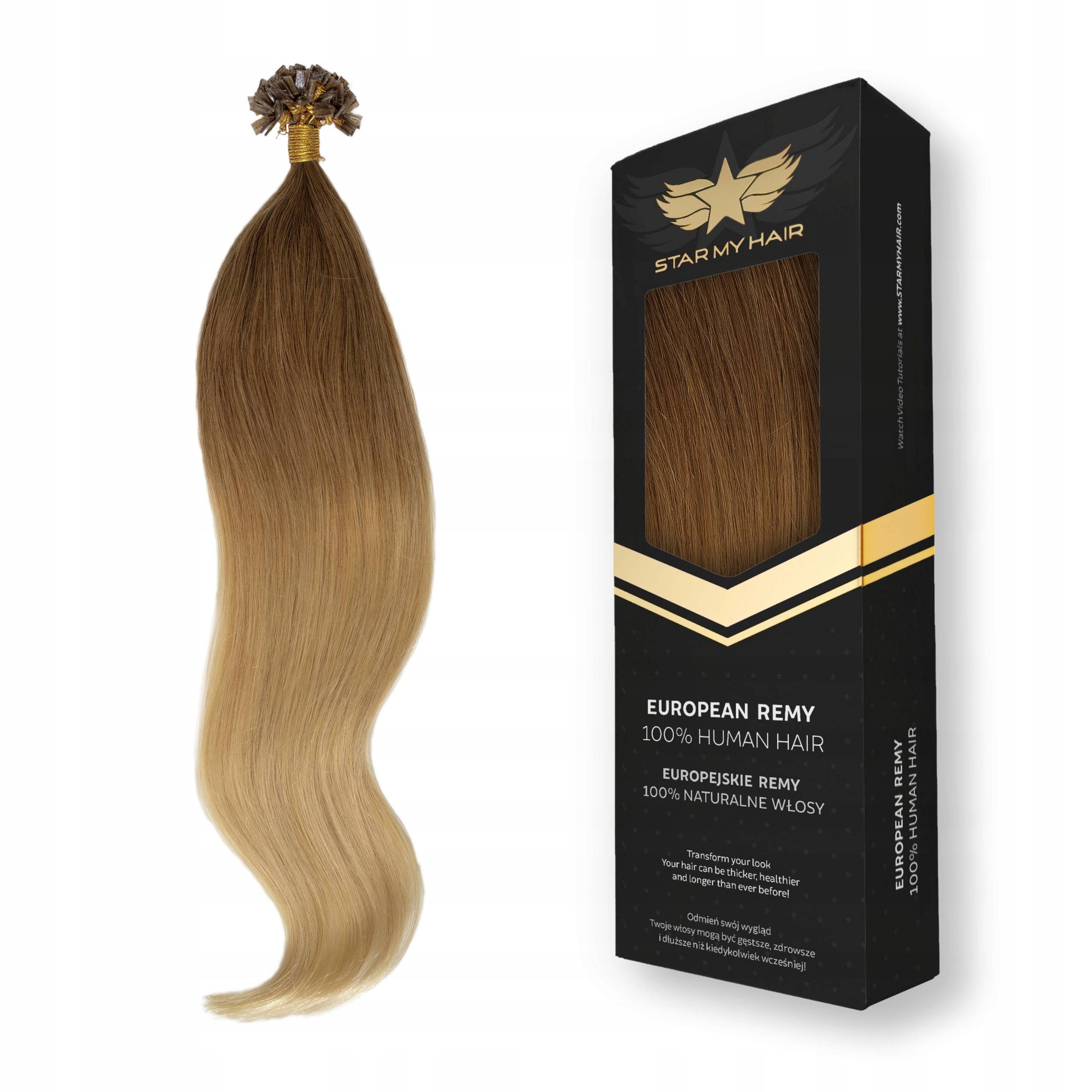 

Pasemka pod keratynę Keratyna 50 55 cm Pasma Ombre