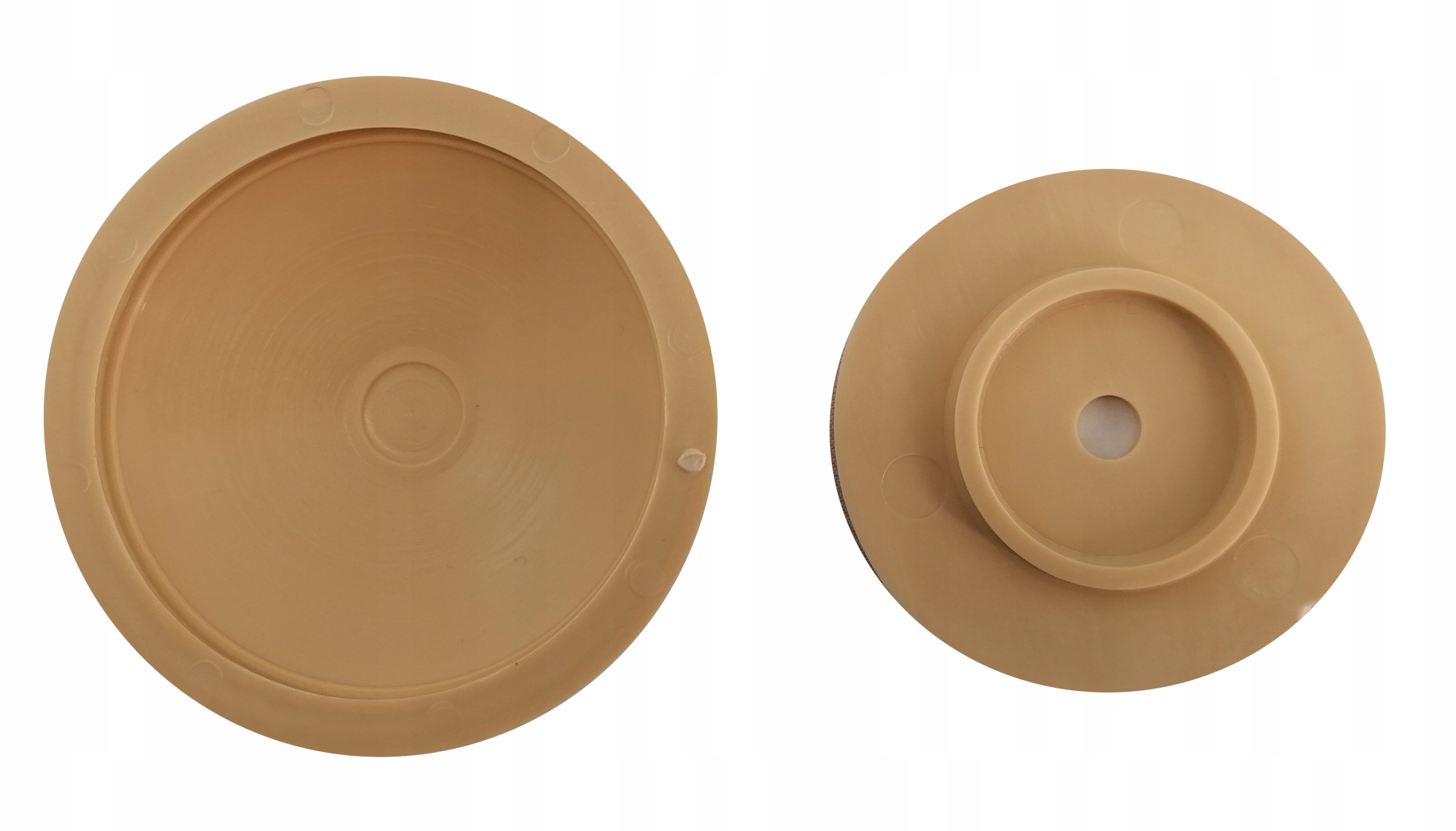 ODBOJNIK ODBÓJ STOPER DO DRZWI SAMOPRZ. 40MM BEŻ Marka inna