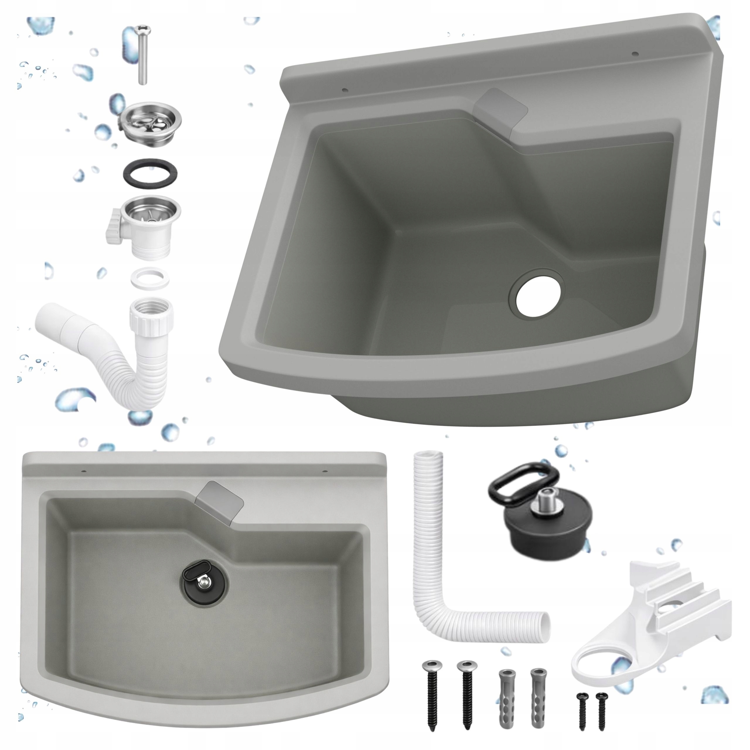 Technický Dřez Technická Komora Šedá Libre 50 Garáž Prádelna Kotelna