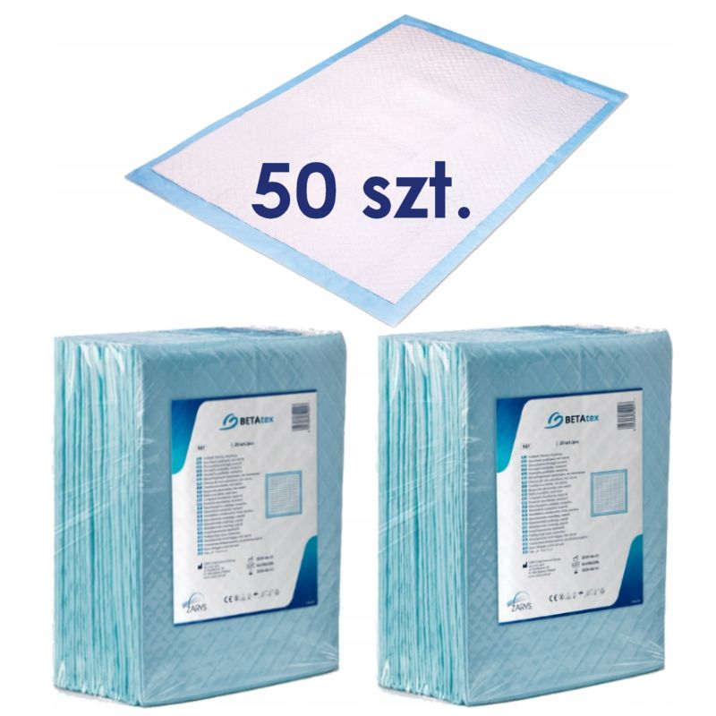 Podkłady DO PRZEWIJANIA chłonne 60x60 cm higieniczne MOCNE ZARYS 50 szt. Marka Zarys