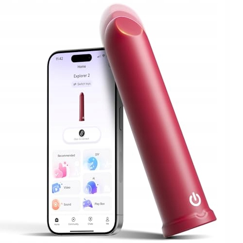DUREX Mini Wibrator Dla Kobiet Klitoris Stymulator Z Aplikacją 10 Trybów