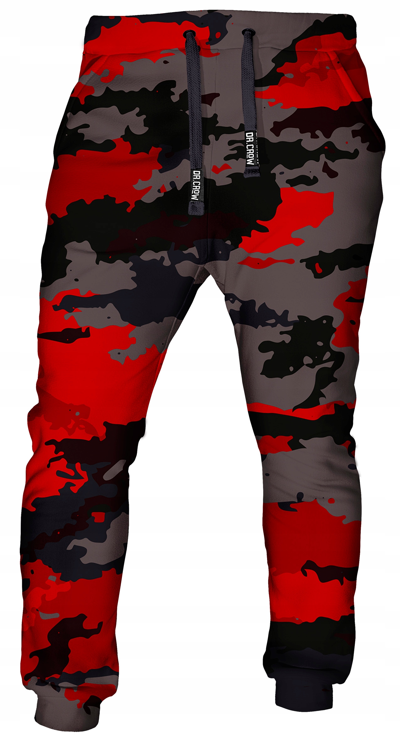 

M Spodnie Dresowe Fullprint Dr.crow Moro Red M