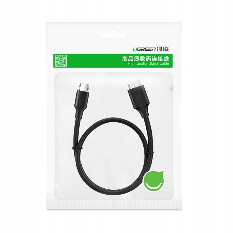 Kabel USB Typ C - micro USB Typ B SuperSpeed 3.0, 1m Długość kabla 1 m