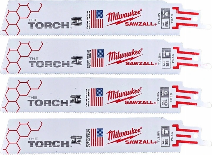 Sada 12 Kusů listů Milwaukee 49222229