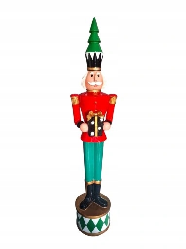 FIGURKA ŚWIĄTECZNA - DZIADEK DO ORZECHÓW Z CHOINKĄ