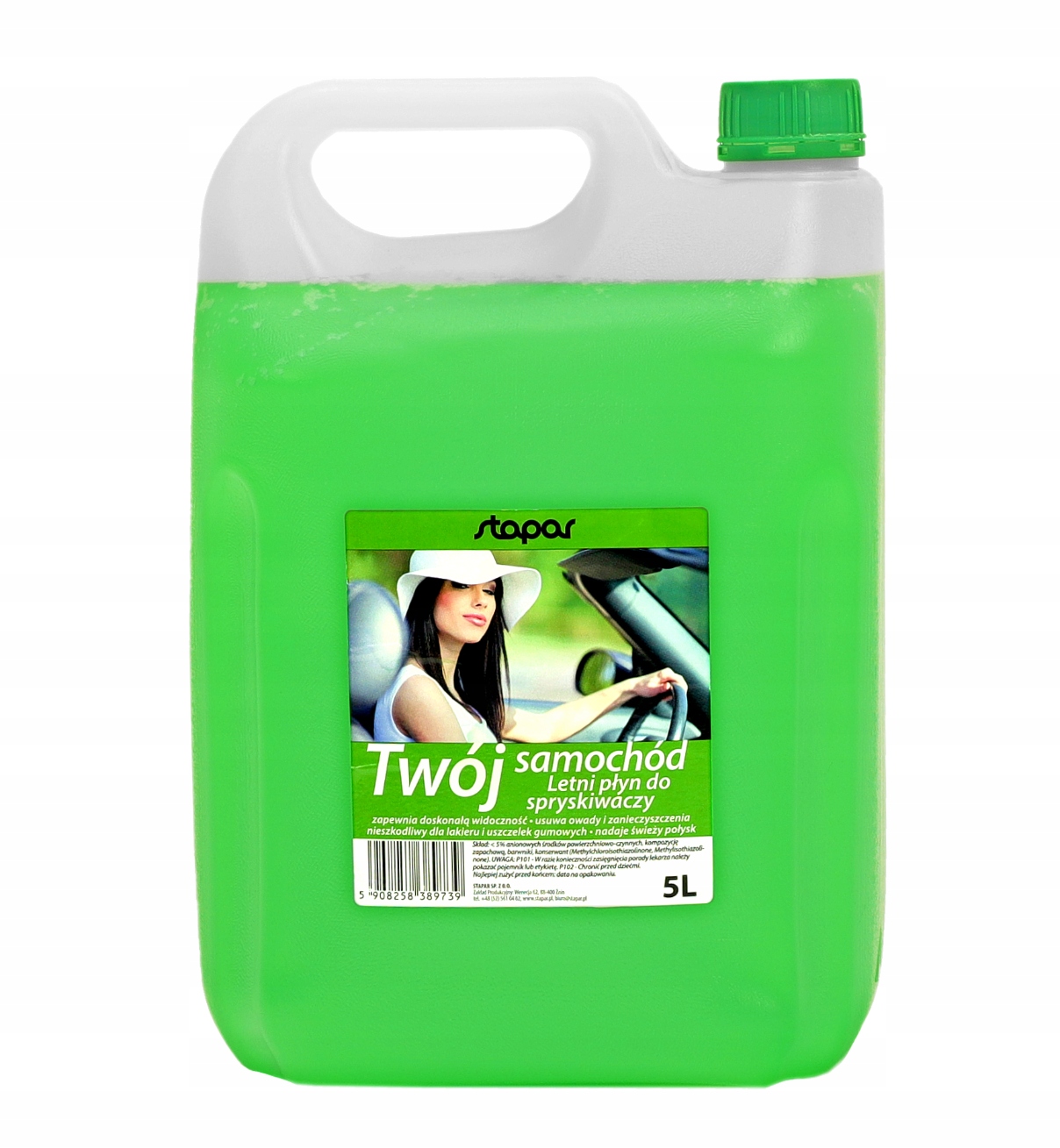 Pachnący LETNI PŁYN DO SPRYSKIWACZY 5L STAPAR EAN (GTIN) 5908258389203