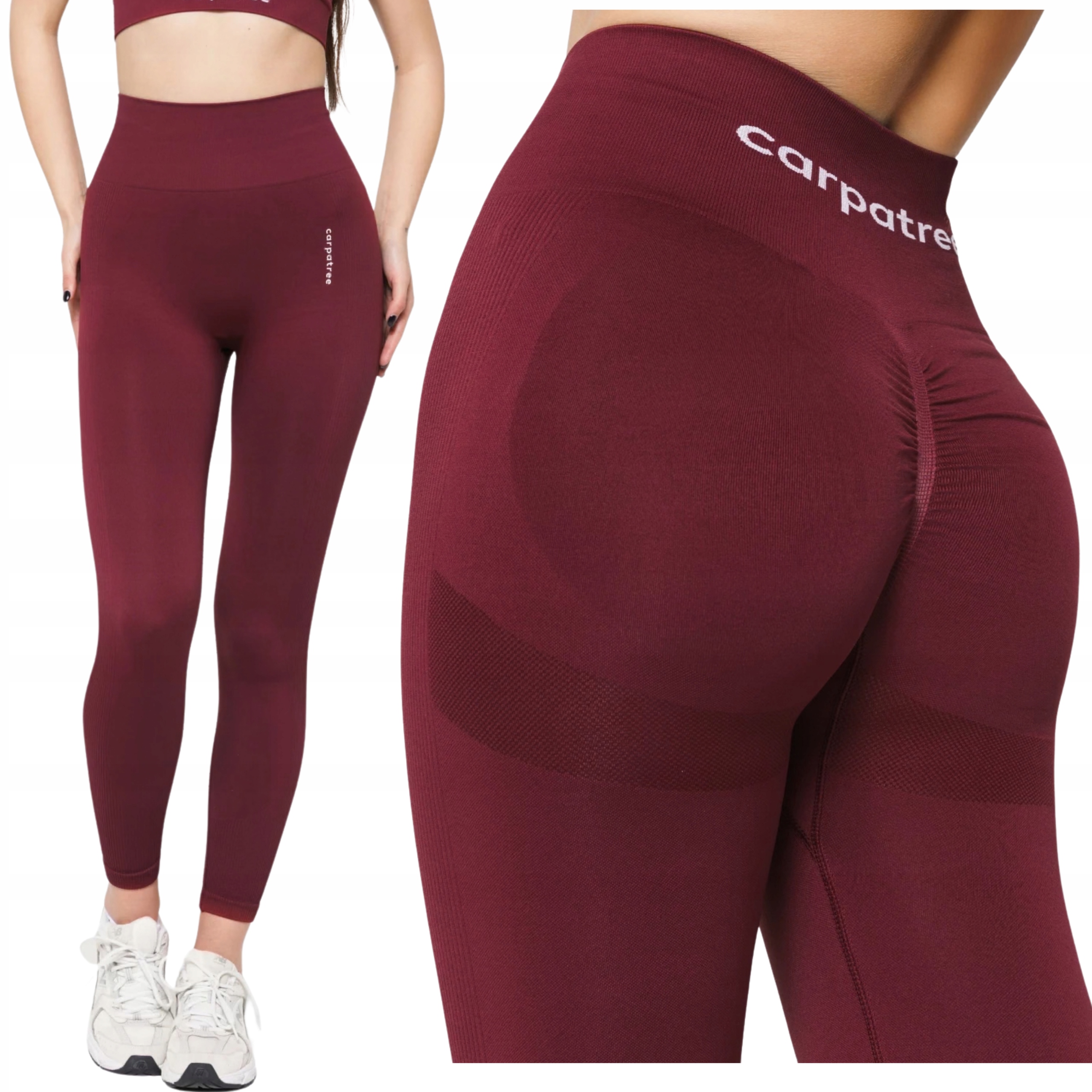 Legginsy długa Carpatree czerwony