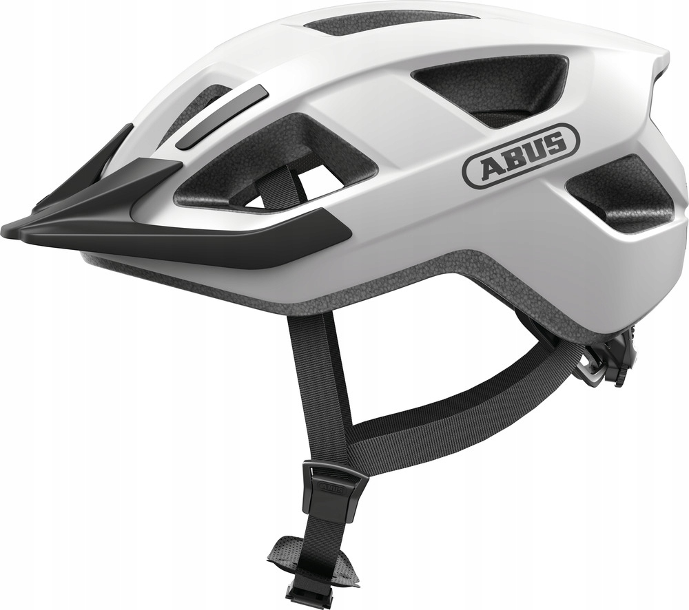 Cyklistická přilba Abus Aduro 3.0 polární bílá vel. M 52 58 cm
