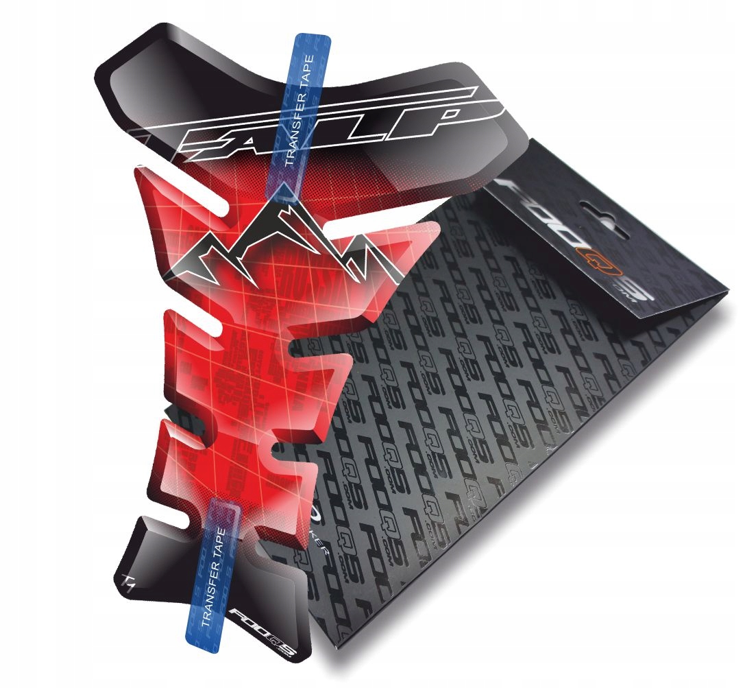 Tank-pad od firmy Fooqs pro Honda XL 600 650 V Transalp Červený