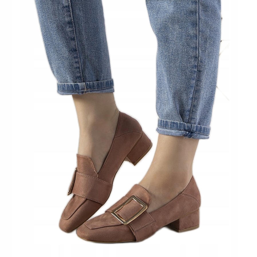 

Różowe Skóra ekologiczna Buty Czółenka r.41