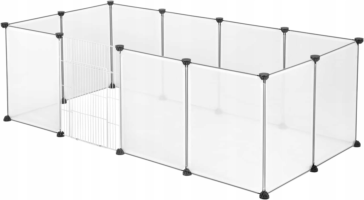 Eugad Kotec Pro Malá Zvířata Skládací Klec Výběh Oplocení 145X75X46