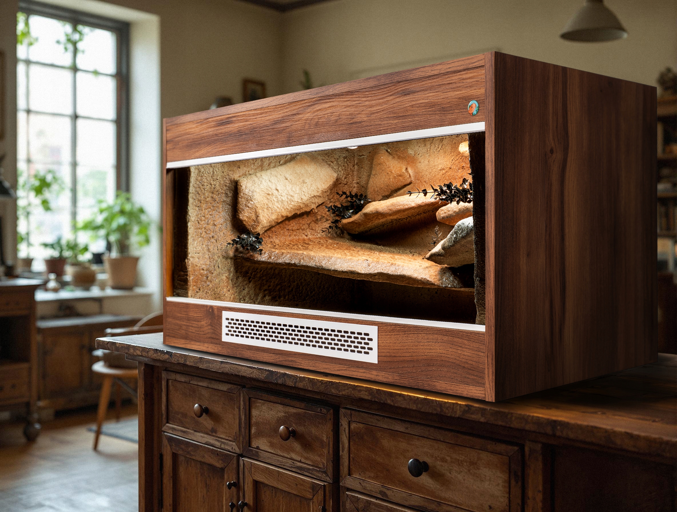 Terárium 120 x 60 x 60 cm z nábytkové desky