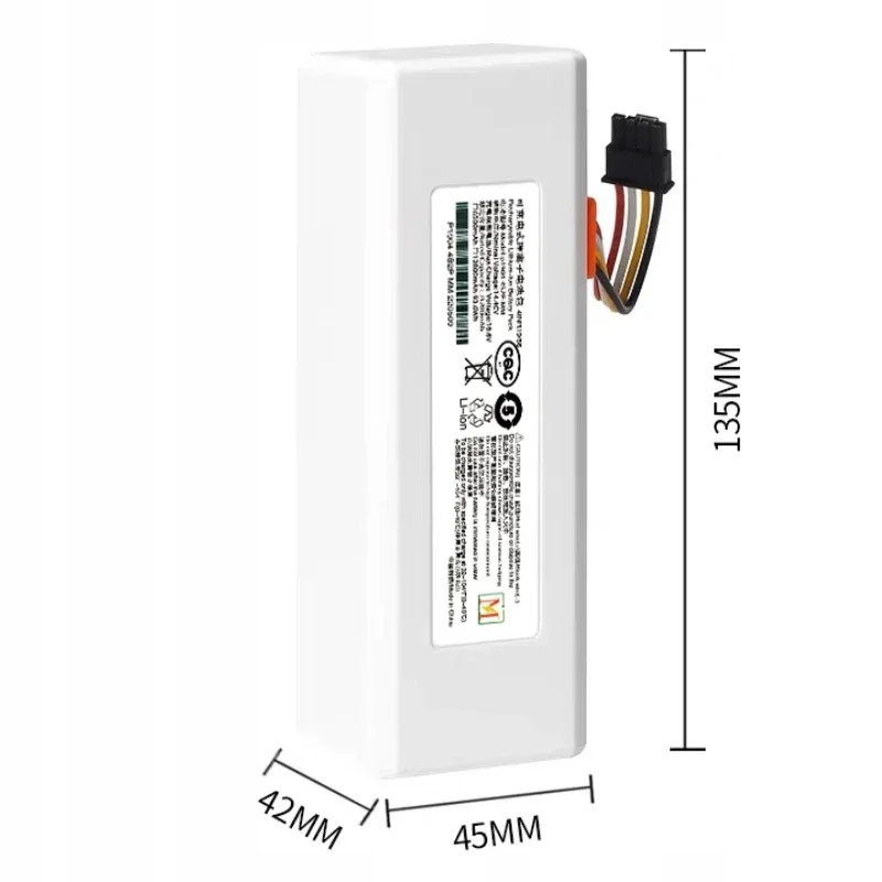 Bateria Aku do Xiaomi Mi Robot Vacuum Mop 1C Mijia 1C STYTJ01ZHM 2600mAh Kod producenta wetas12355W