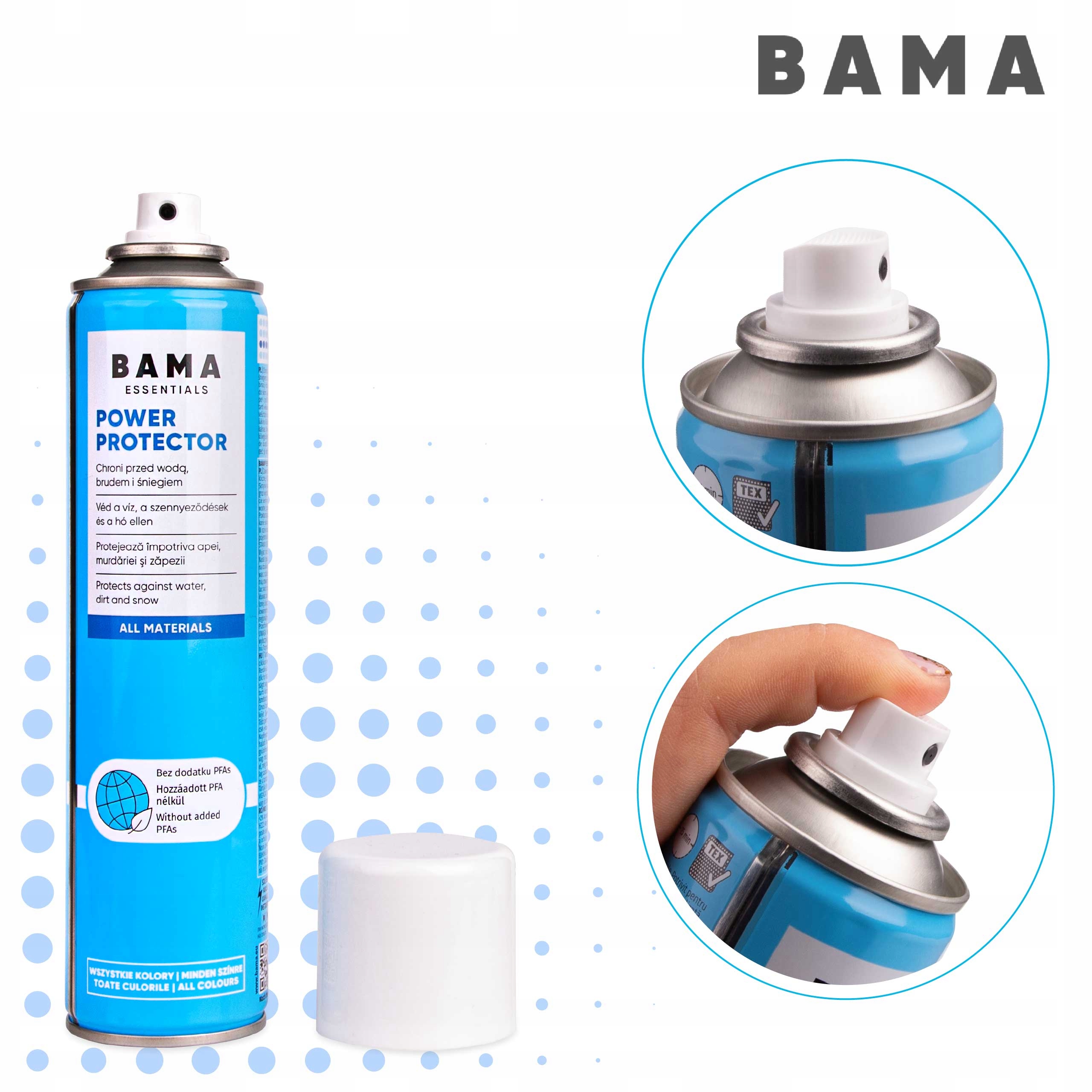 Impregnat do butów wodoodporny ochrona butów BAMA Power Protector 300 ml Forma spray