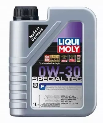 LIQUI MOLY SPECIAL TEC F 0W30 C2 FORD 950A 7L Specyfikacja jakościowa ACEA C2