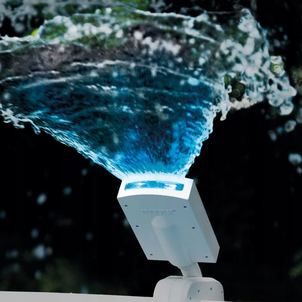 Kolorowa Fontanna Kaskada Wodna Lampka Oświetlenie LED Basenu INTEX 28089 Liczba sztuk 1 szt.