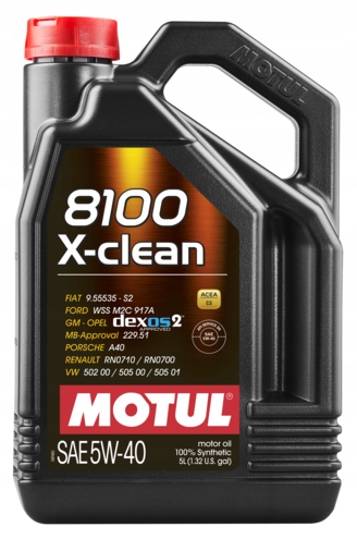 

Olej Motul 8100 X-clean C3 5W40 5L